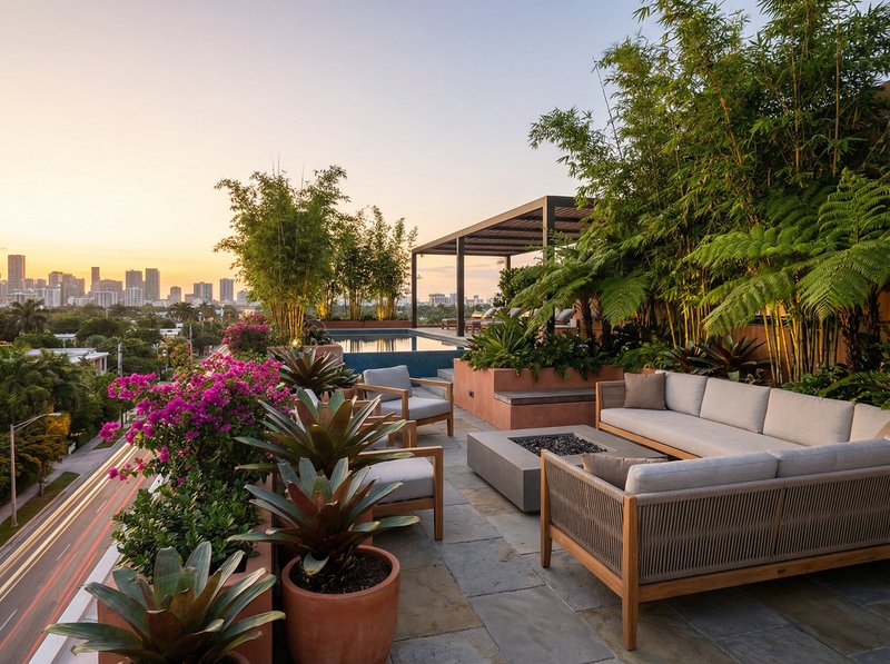 黑丝屋顶花园视频